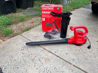 Craftsman 12.0 amp cord electric blower, vac, mulcher. New, never used.