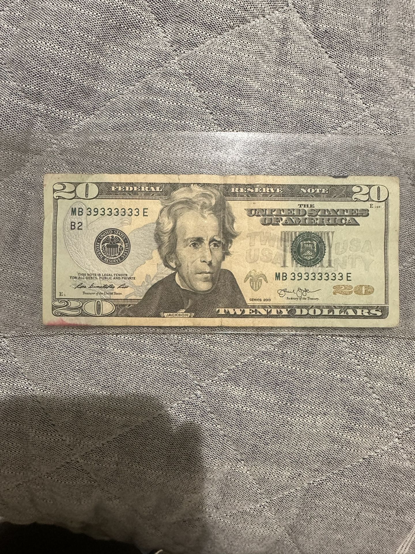 Rare 20 Dollar bill
