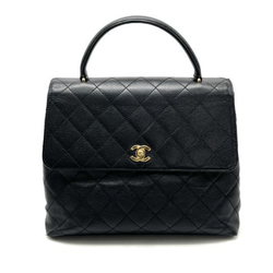 Chanel Matelassé CC Turnlock Caviar Leather Bag