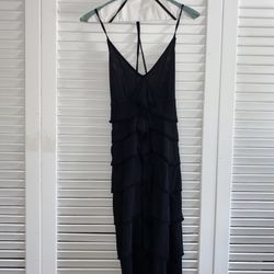 Black Ruffled Dress. Guess By Marciano