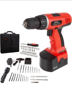 New Stalwart Cordless Drill Set - 78-Piece 18V Tool Set