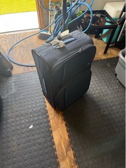 Luggage carry on blue