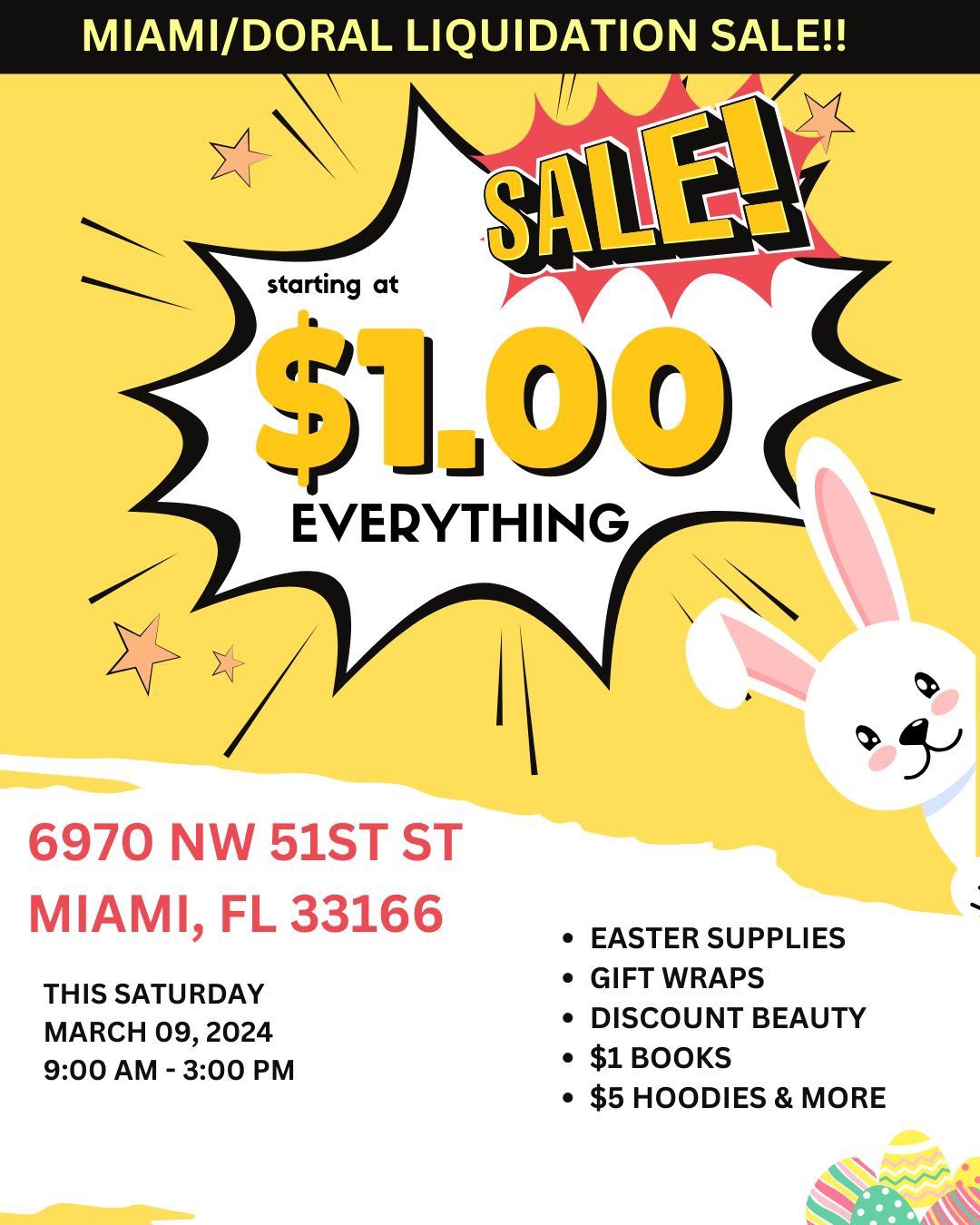 MEGA LOCAL SALE EVENT!! STARTING AT $1