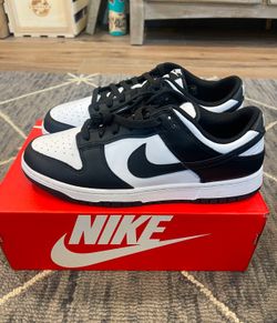 Nike Dunk Low Shoes Black White Panda Size 12 