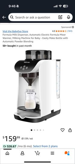 Formula Milk Dispenser