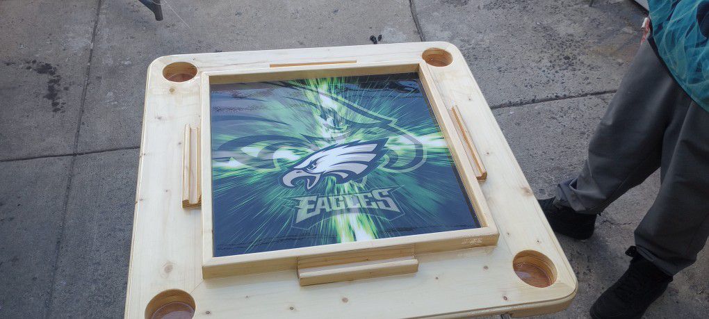 Eagles Custom Domino Table 