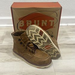 Brunt Marin 6” Comp Toe Work Boot Mens 10.5 Waterproof Slip & Oil Resistant