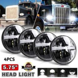 4PCS LED Headlights Hi-Low