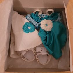 American Girl Bitty Baby Ocean Blossoms Swim Set for 16" Doll RETIRED 