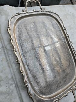 Vintage FB Rogers Silver Co.  Electric Serving Tray