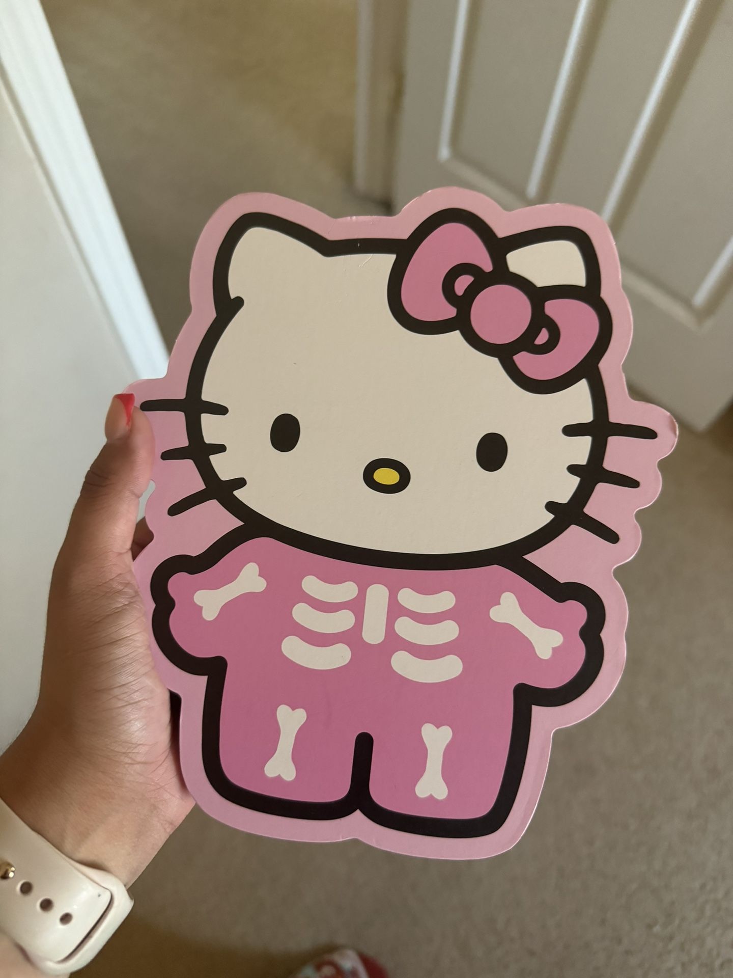 Pink Hello Kitty Skeleton