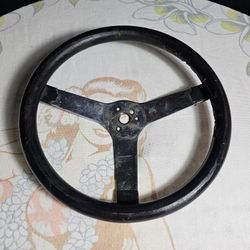 3 Spoke Stainless Steel Steering Wheel 