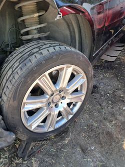 4.  Mercedes-benz rims and tires