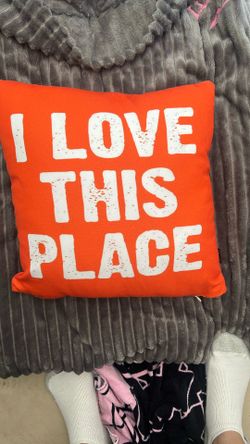 I Love This Place Decorative Pillow 
