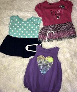 3 baby girl outfits