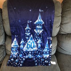 Disney 100% Silk Scarf Wrap 60th Diamond Celebration