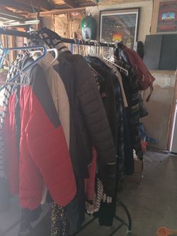Clothing rack bundle variety and purses