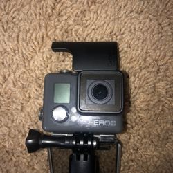 GoPro hero plus with a screen And Attachments