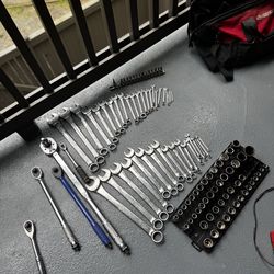 mechanical tools set wrenches up to 32mm