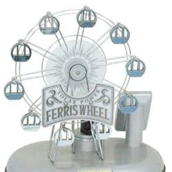 Solar/electric Power Ferris wheel Lamp By Ishiguro