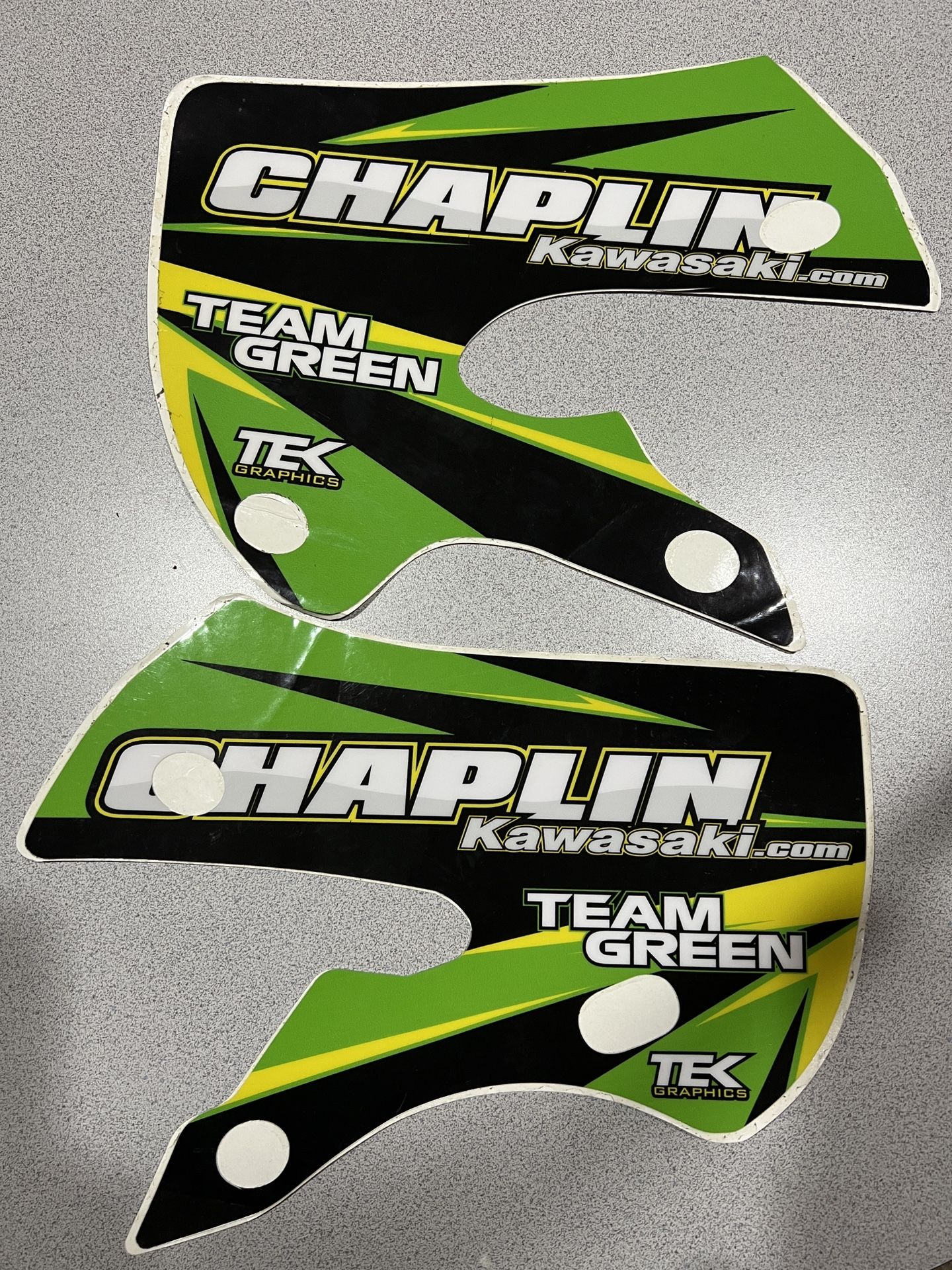 KX85 Chaplin Kawasaki Shroud Graphics