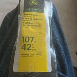 John Deere deck blades two pack
