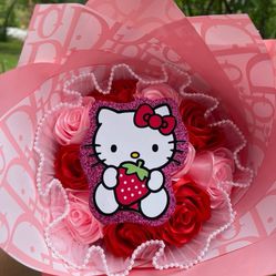 Cute Adorable Hello Kitty Bouquet 