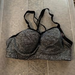 $5 Victorias Secret PINK Sports Bra Grey & Black 34B