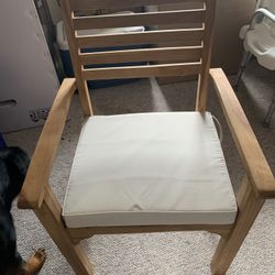 Wooden Chairs With Cushions