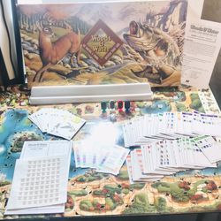 Vintage 1995 Woods & Water Hunting Fishing Board Game