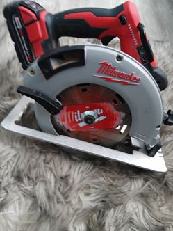 Milwaukee M18 cordless circular saw.