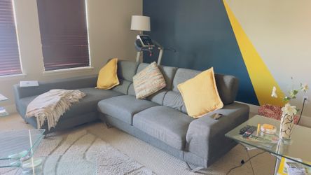 Fabric Sectional, great condition $300 OBO