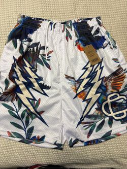 2XL Capsule 3 Mesh Shorts with Floral Bird Print