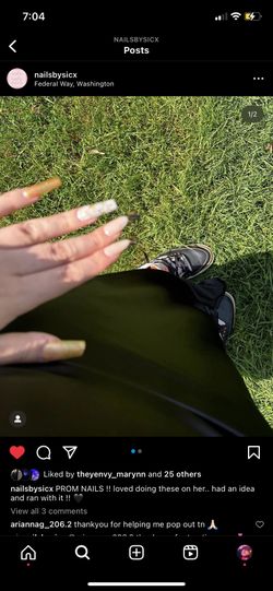 Custom Press On Nail Sets 💕