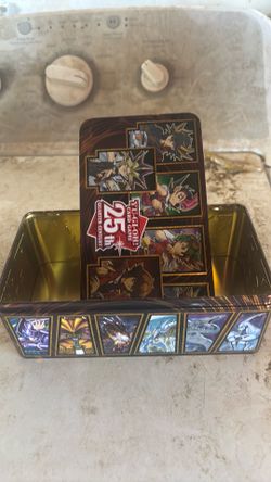 Yu gi oh card game TIN BOX ONLY 25th  quarter century