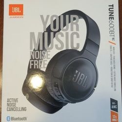 New Bluetooth Active Noise Cancelling Headphones JBL TUNE600BT NC