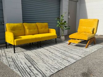 Brand New Modern Sofa and Chair 🚚 Free Delivery ✨️