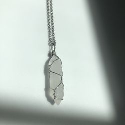White Crystal Necklace 