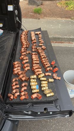 Brand New Viega ProPress Copper Fittings – Mixed Sizes – Large Lot $250 or OBO