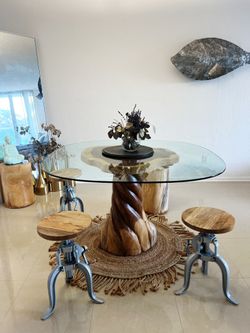 Real Wood Dining Table