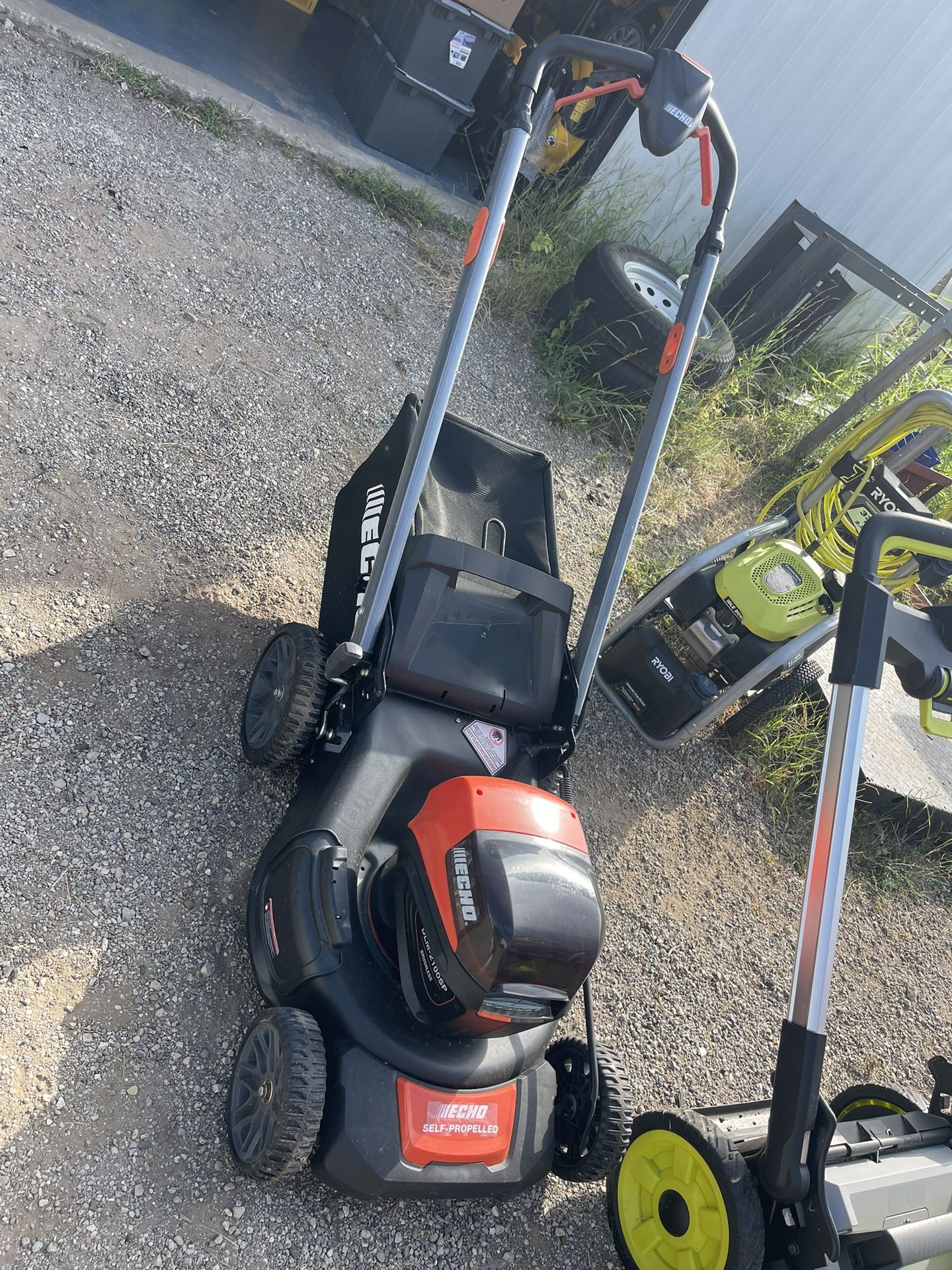 Echo 56v Self propelled Mower With Battery And Charge