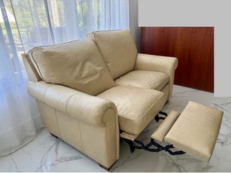 Authentic Italian leather sofa