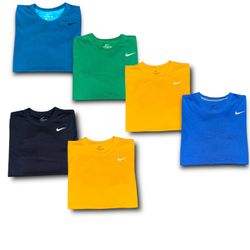 The Nike tee sportswear dri-fit shirt bundle lot of 6 men’s large 