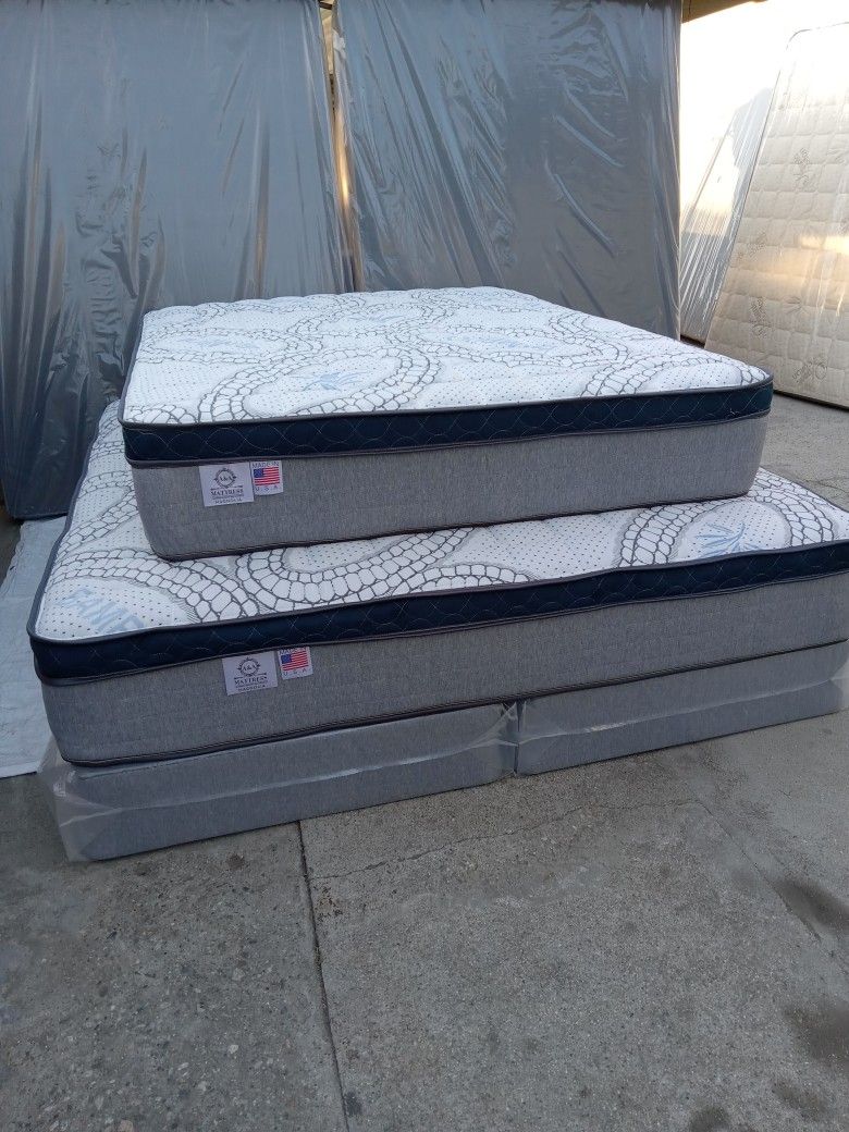 King Size Mattress Pillow Top 12" Thick 