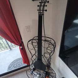 Guitar Shape Wine Rack 