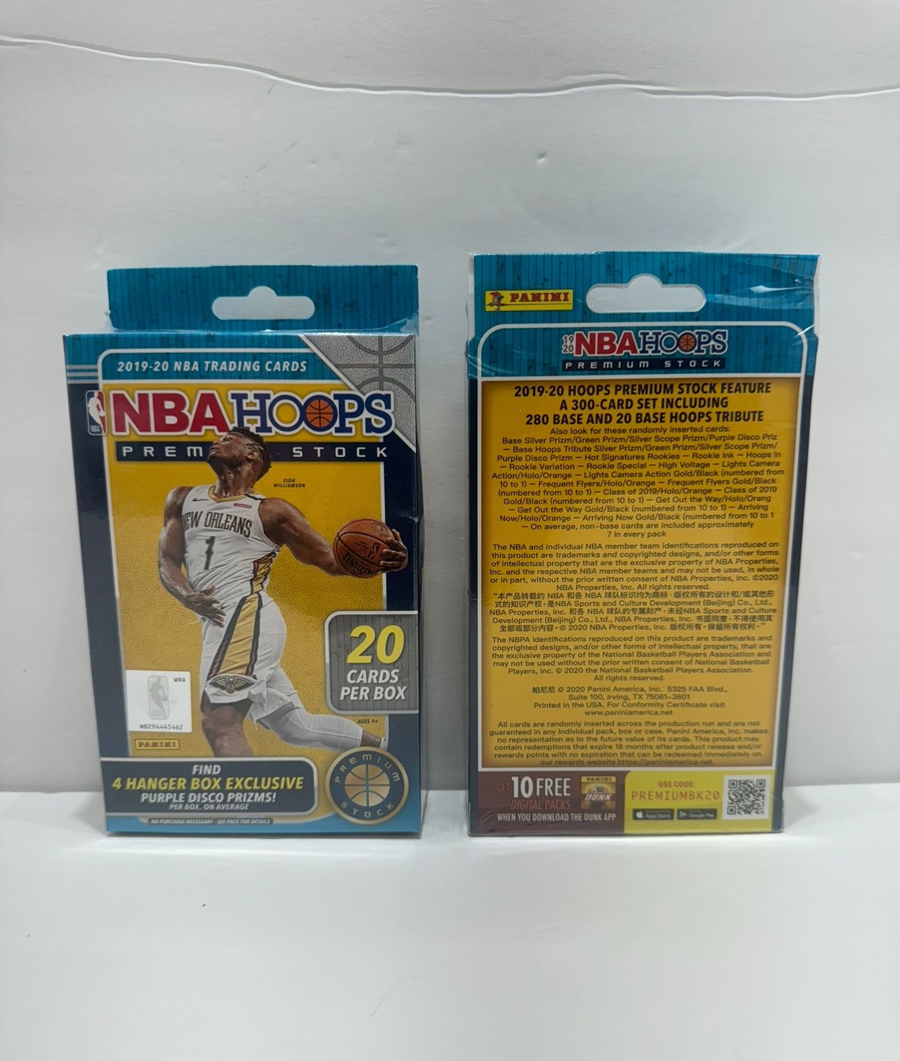 2019-20 NBA Hoops Premium Stock HANGER Boxes – Zion / Ja Rookie Year! 🏀