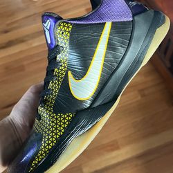 Nike Kobe 5 Carpe Diem black varsity purple size 9.5 m 2010