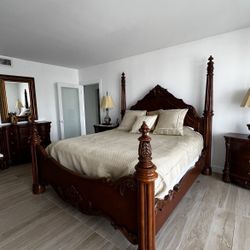 King size Bed And frame 