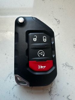 Replacement Key Jeep Wrangler 2018-2024
