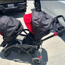 Options contours Double Stroller